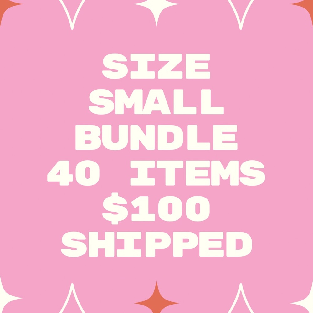 Size Small Bundle of 40 items